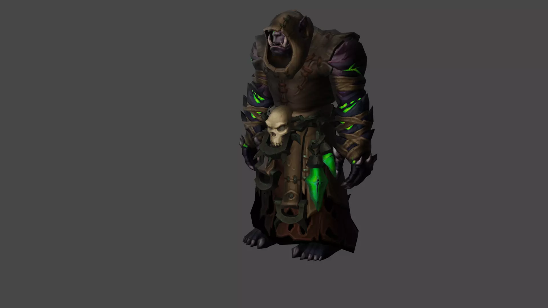 World Of Warcraft Warlock Low-poly 3D model