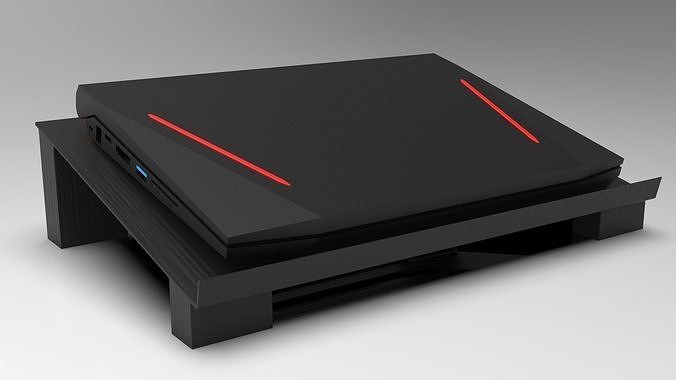 Laptop stand 3D print model