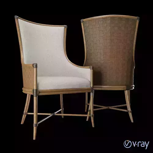 Tropical - BALFOUR HOST CHAIR 3D model