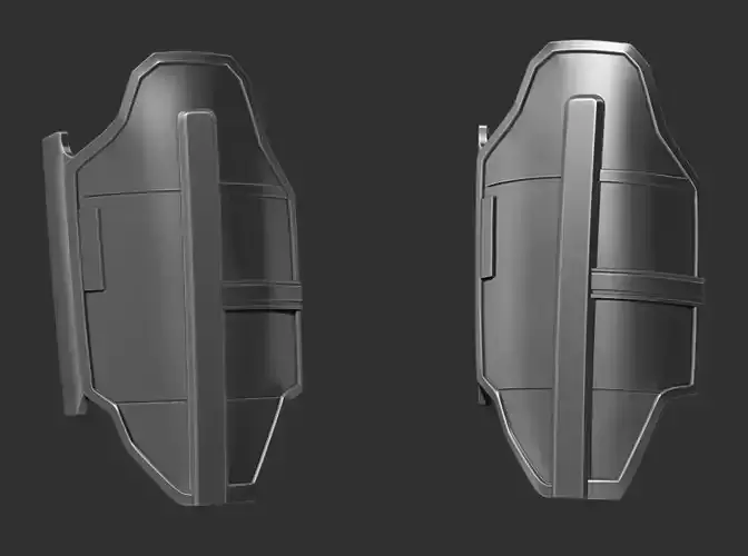 The Mandalorian Season 2 - 6 inch  figure thigh 3D print STL 3D print model