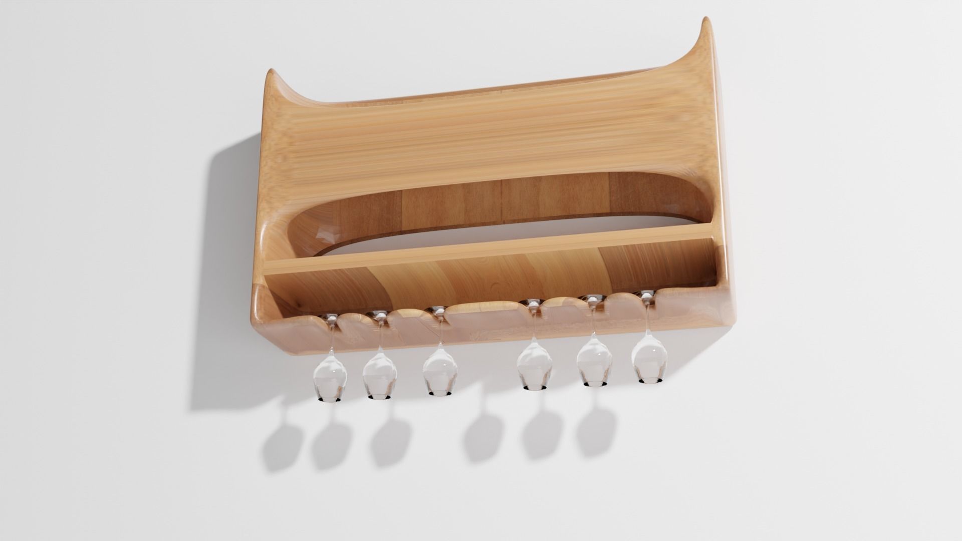 PBR Wine Holder 3D model_5