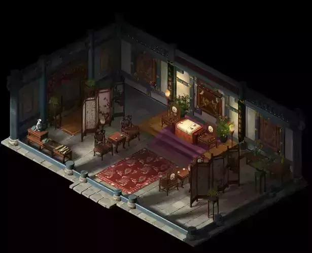 Qin Qiong Mansion-Living Room 12