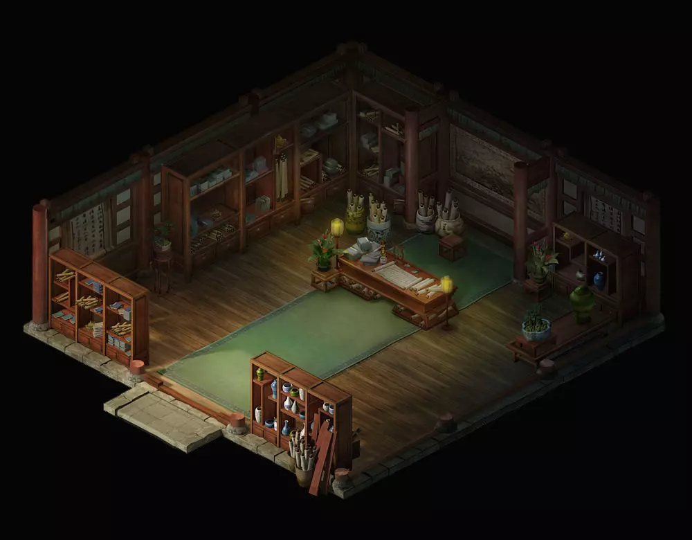 Fresh Pavilion-Study Room-Indoor 3D model