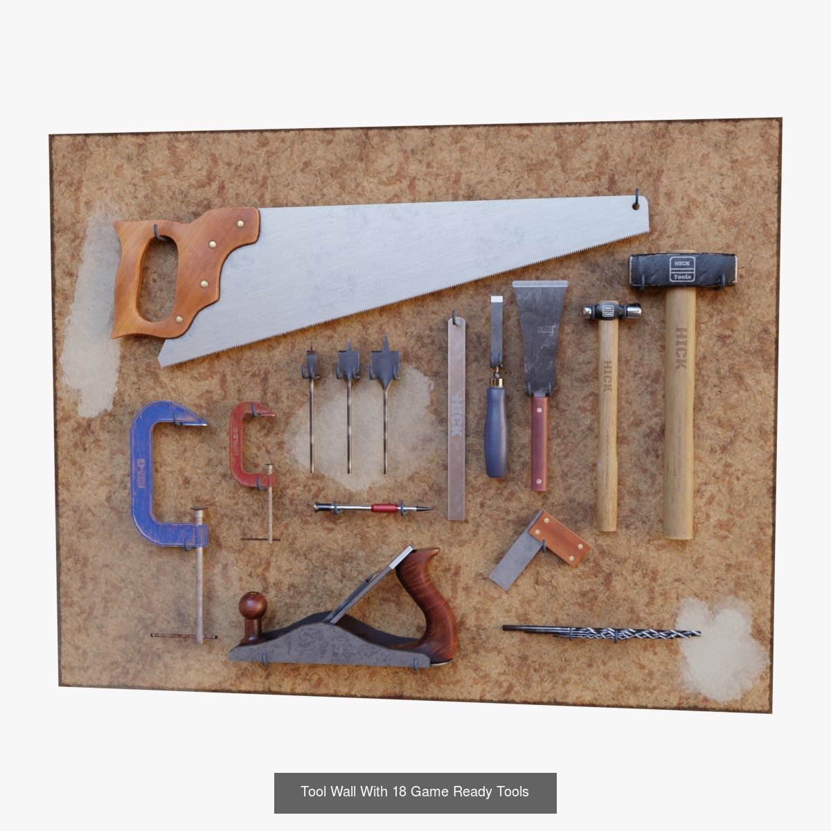 Game Ready Tools can of spray paint 3D Model Collection_10