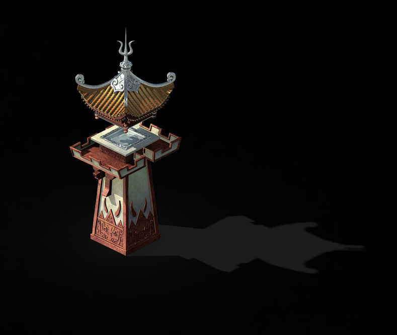 Quzhou-Tianwang Tower-Silver 04 3D model_1