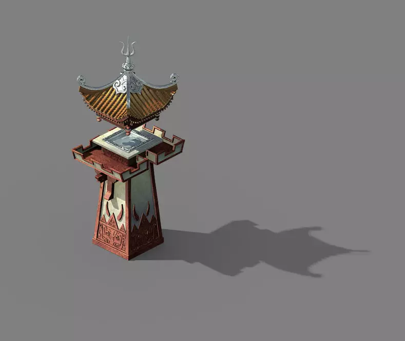 Quzhou-Tianwang Tower-Silver 04 3D model_0