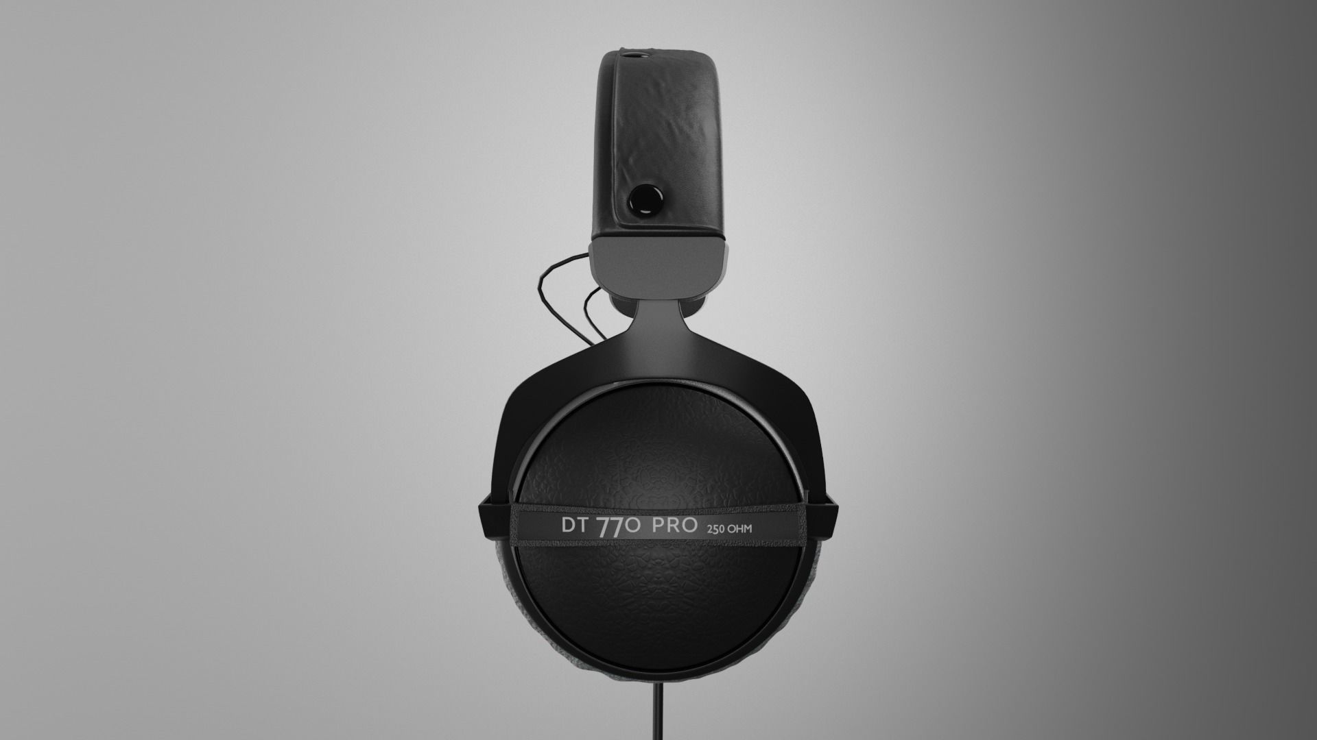 DT 770 Pro headphones 3D model_3