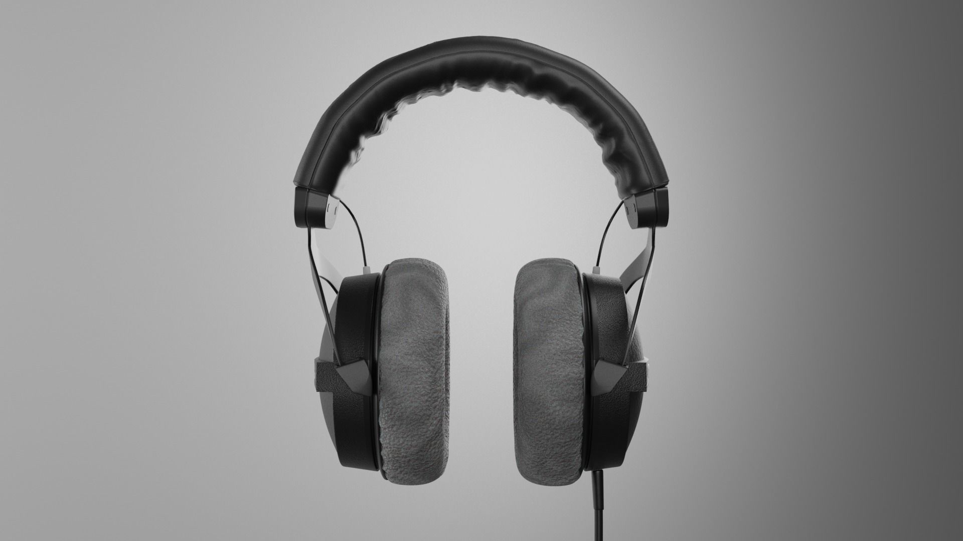 DT 770 Pro headphones 3D model_2