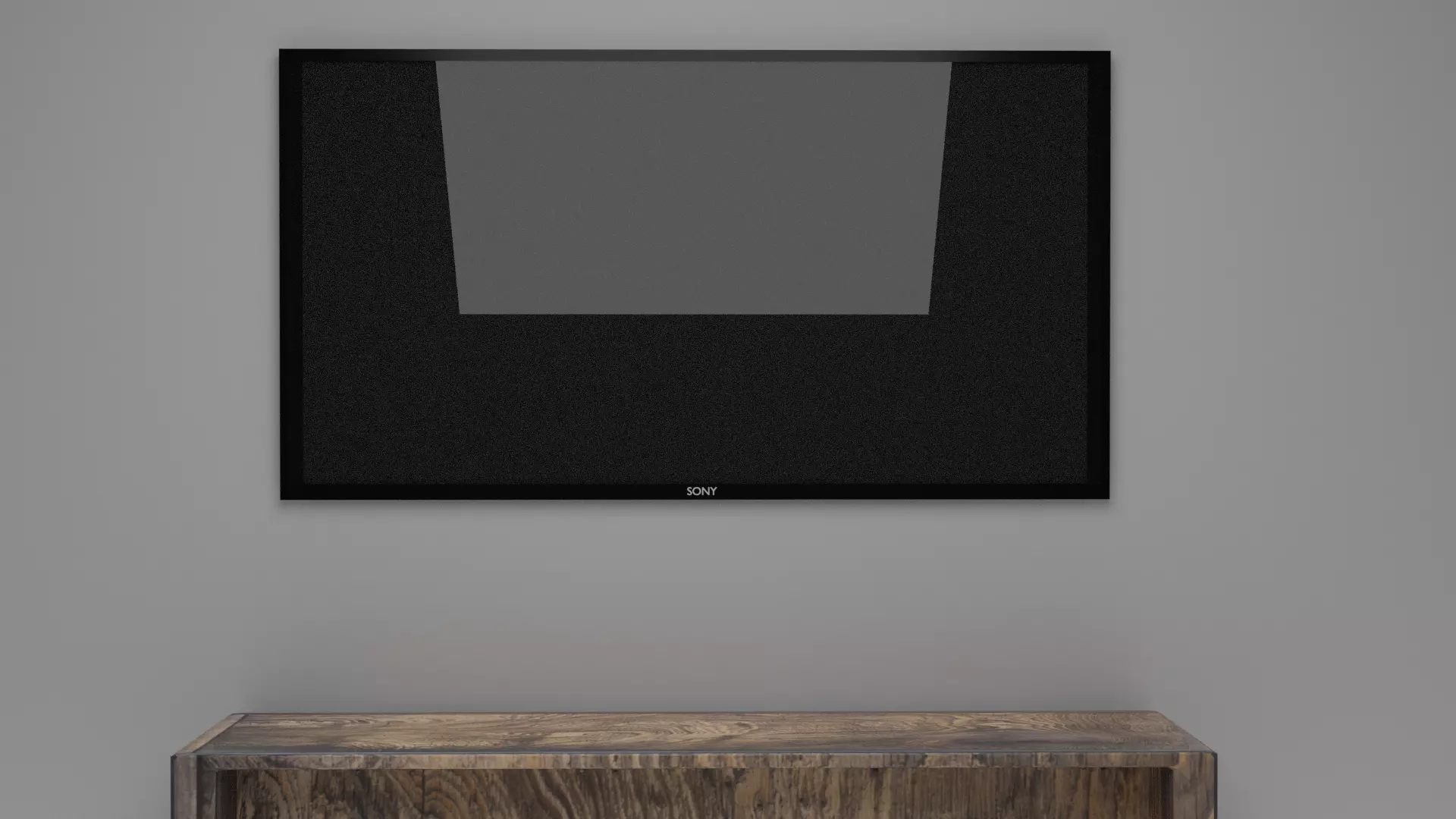 SONY LED TV Free low-poly 3D model
