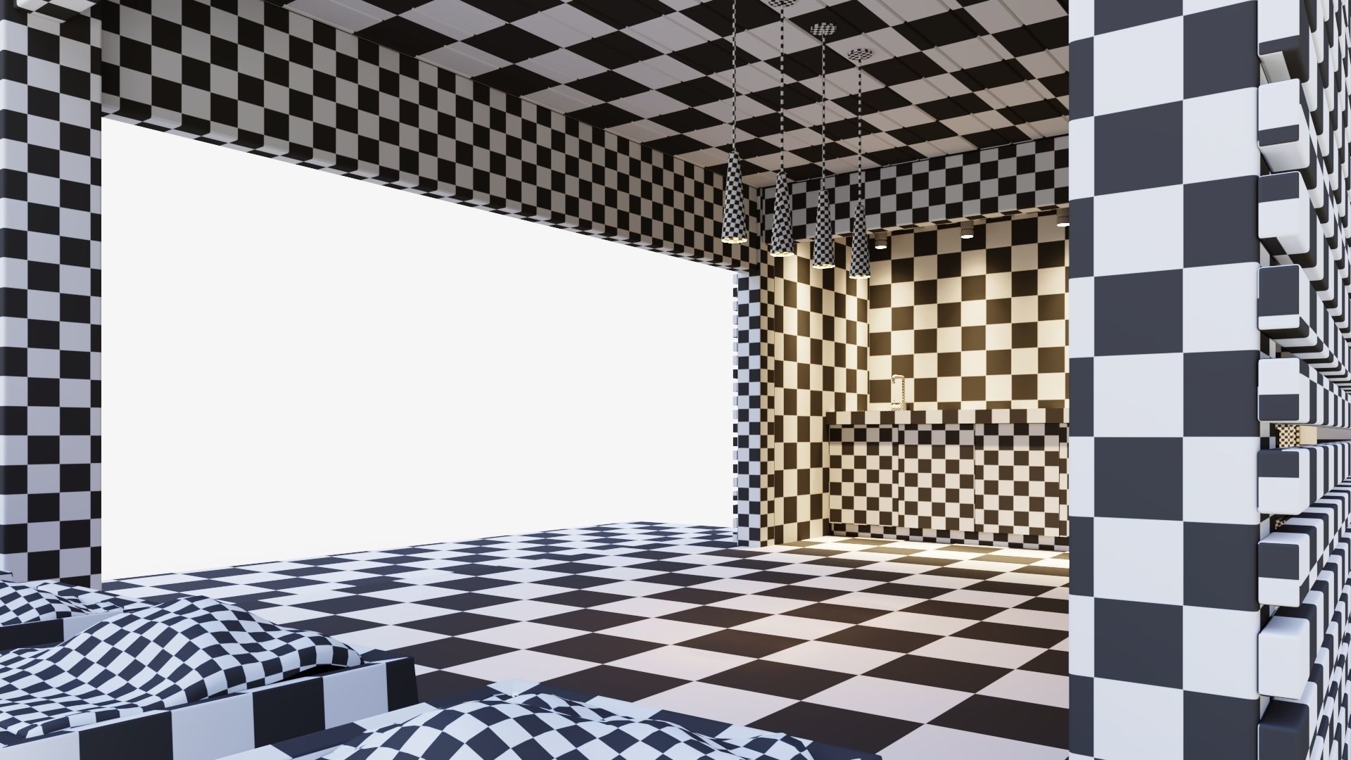 Gazebo with kitchen 3D model_16