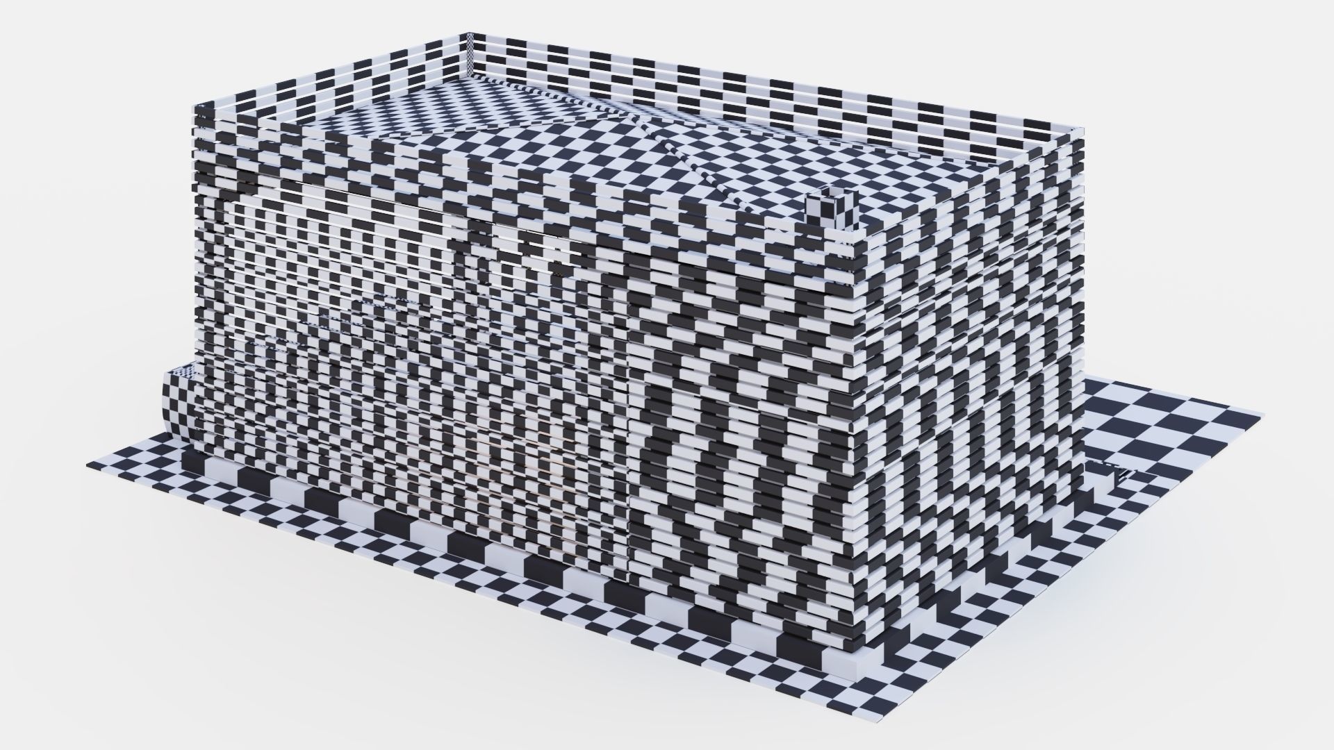 Gazebo with kitchen 3D model_19