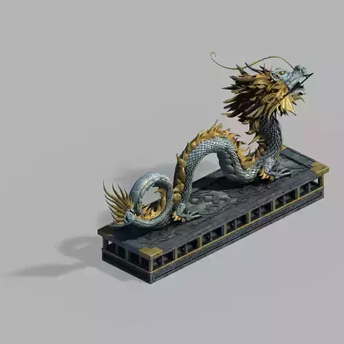 Shabak-Dragon Carving 01