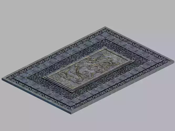 Shabak-Dragon Surface 3D model