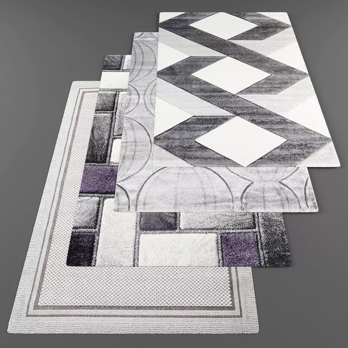Rugs set242 3D model