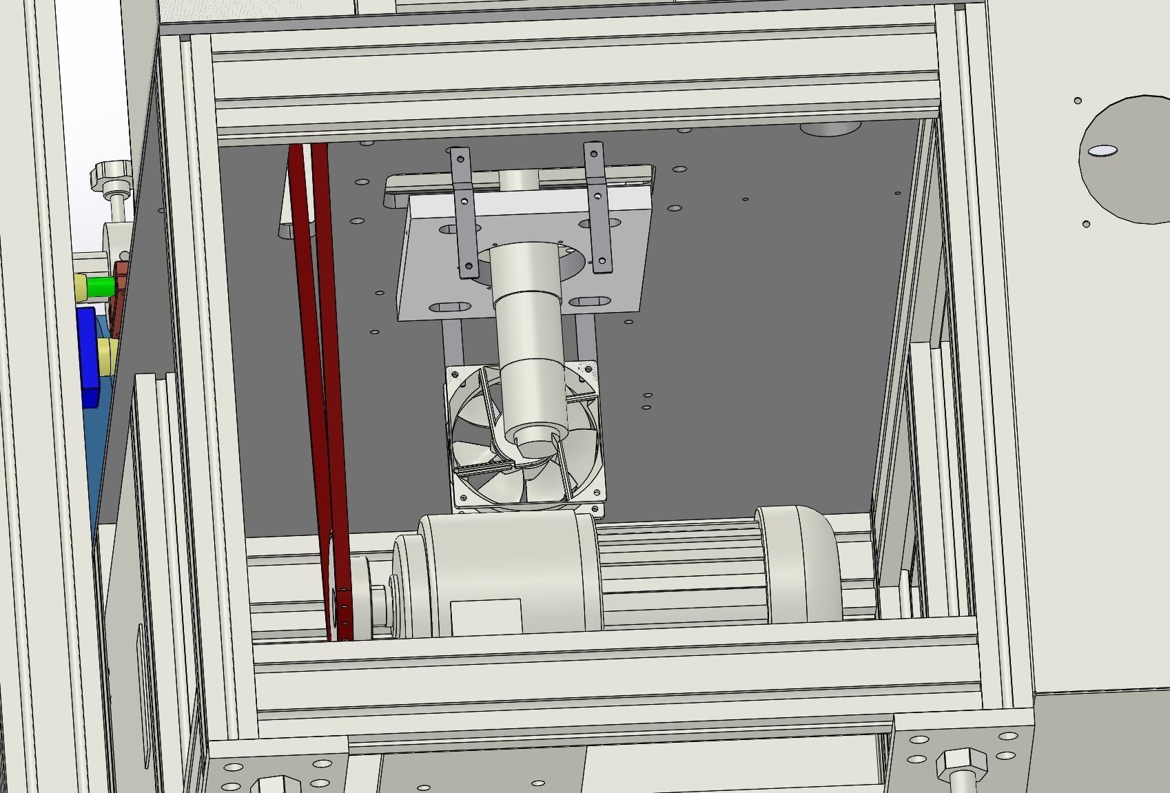 KN95 semi-automatic production machine 3D model_10