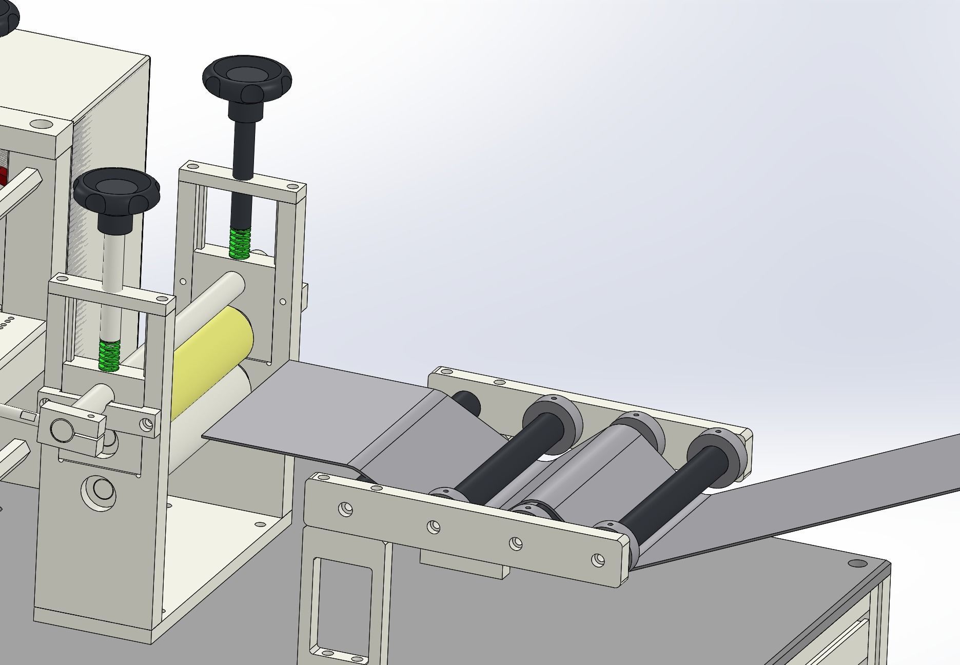 KN95 semi-automatic production machine 3D model_7