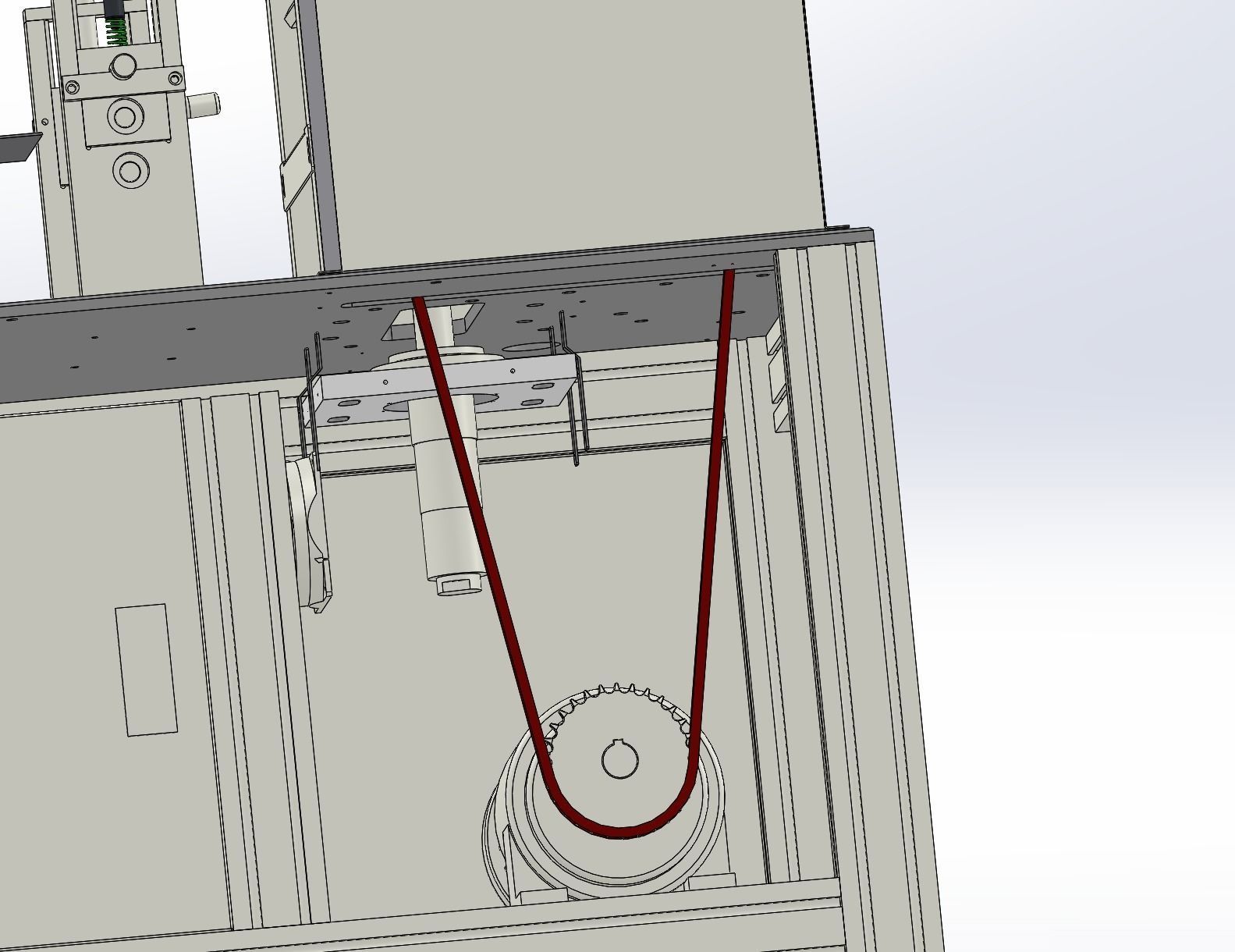 KN95 semi-automatic production machine 3D model_5
