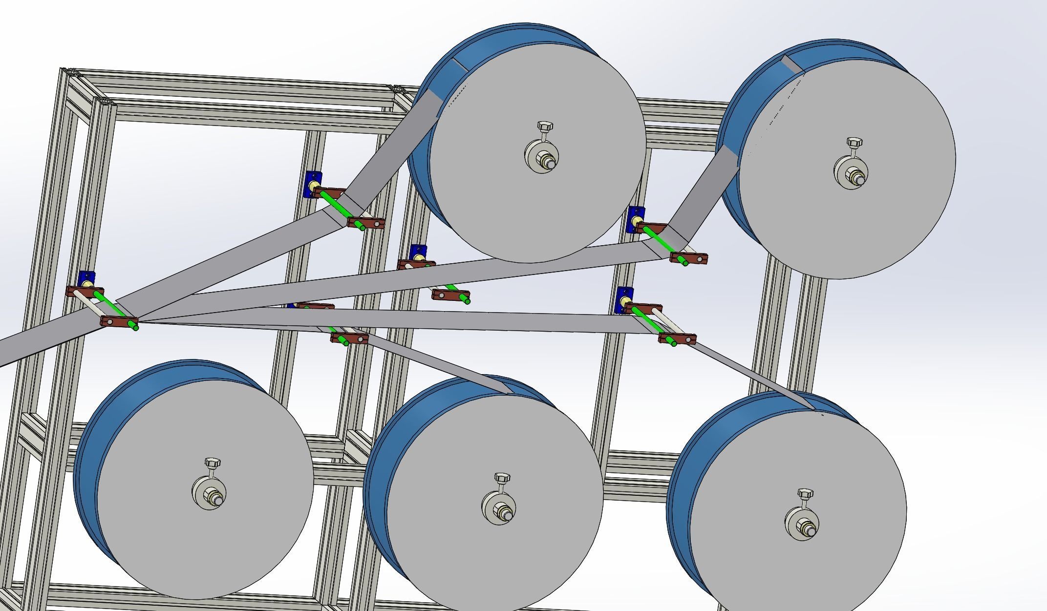 KN95 semi-automatic production machine 3D model_6