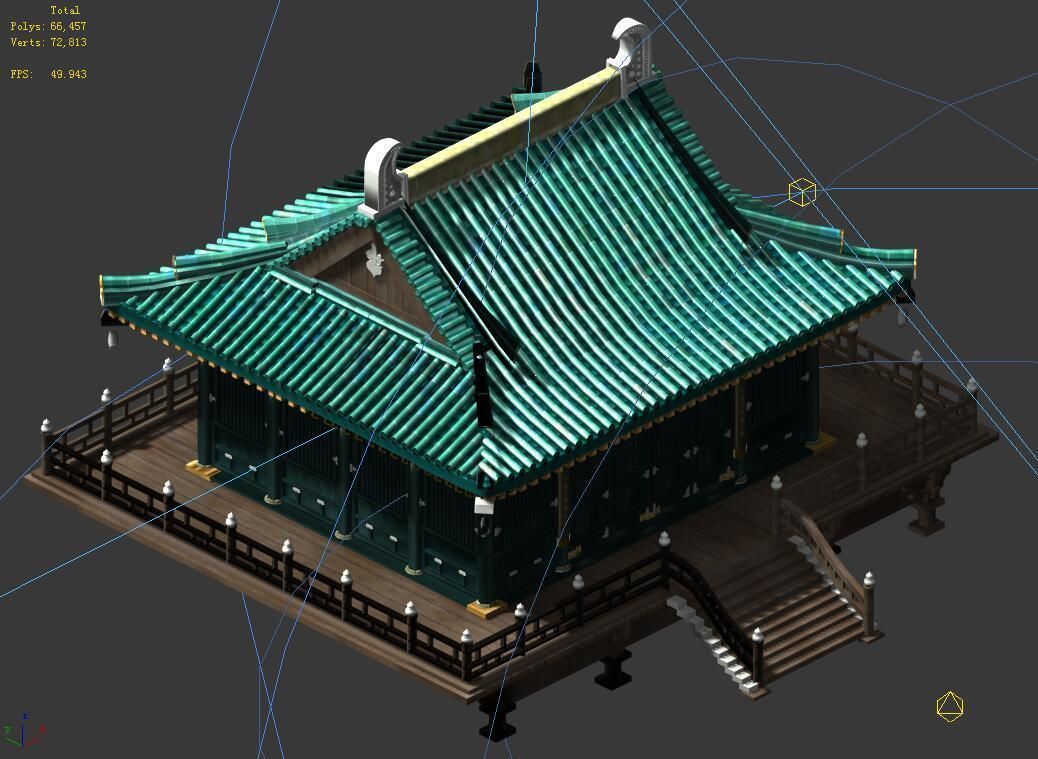 Shaolin Temple-Partial Hall 12 3D model_3