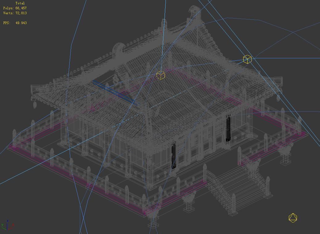 Shaolin Temple-Partial Hall 12 3D model_4