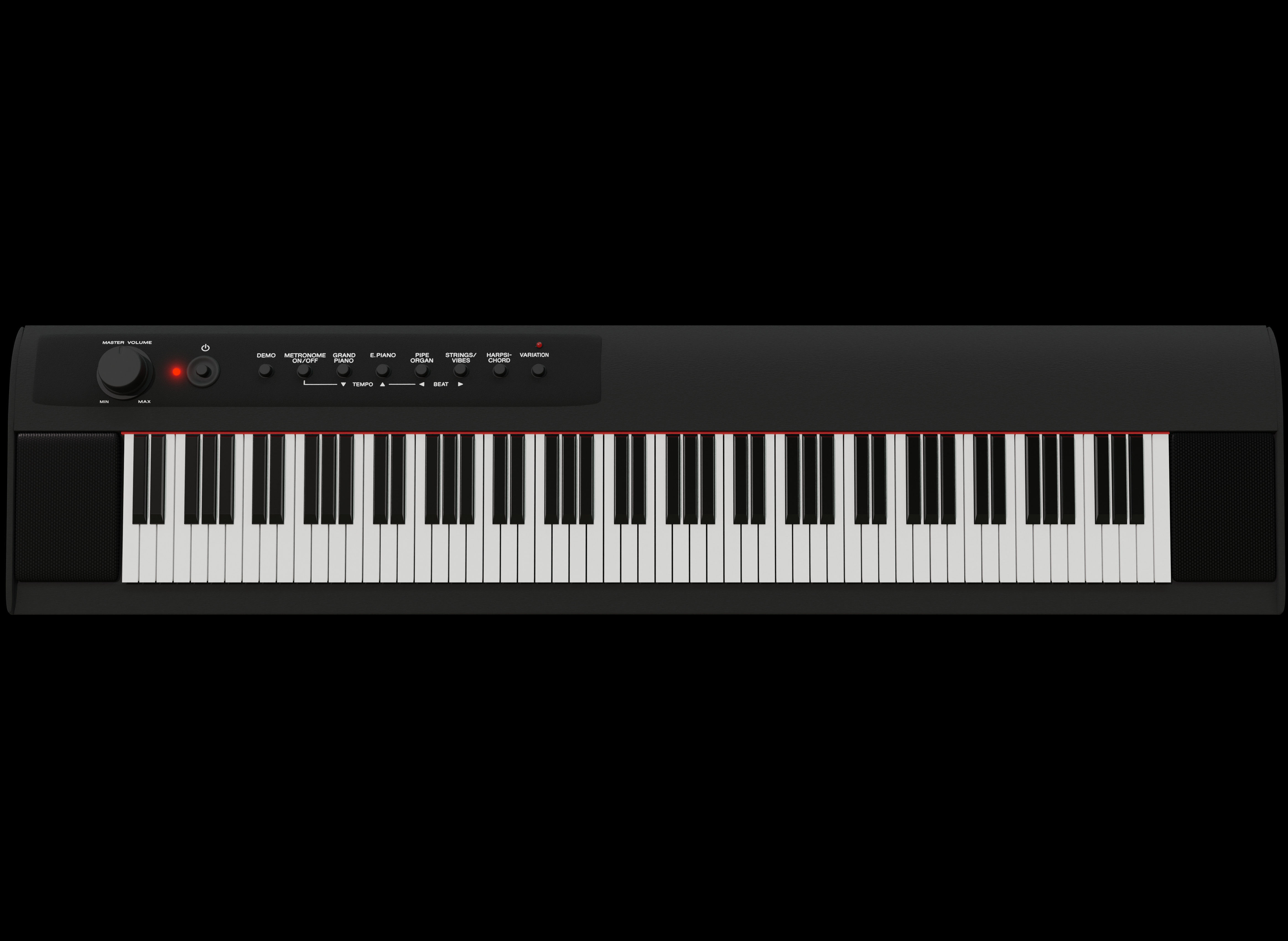 Yamaha NP12 Keyboard 3D model_6