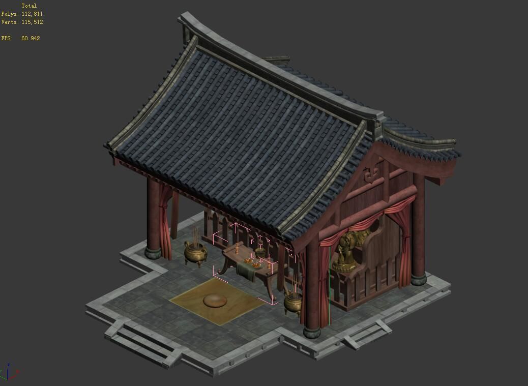 Mysterious Religion-Shrine 12 3D model_4