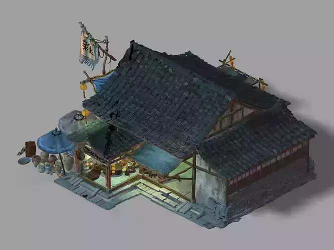 Life-Ancient Town-Tourism-Grocery Store 01