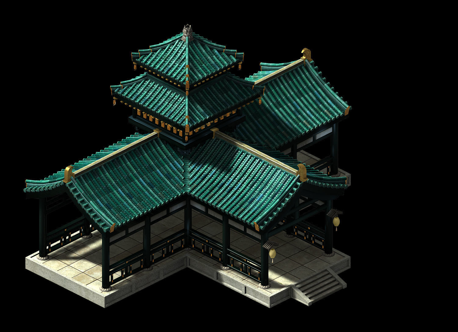 Cross-Cloister 12 3D model_1