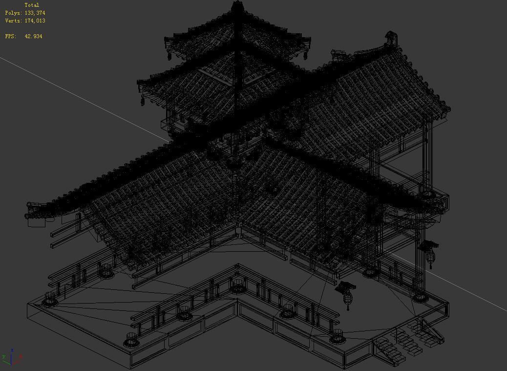 Cross-Cloister 12 3D model_3