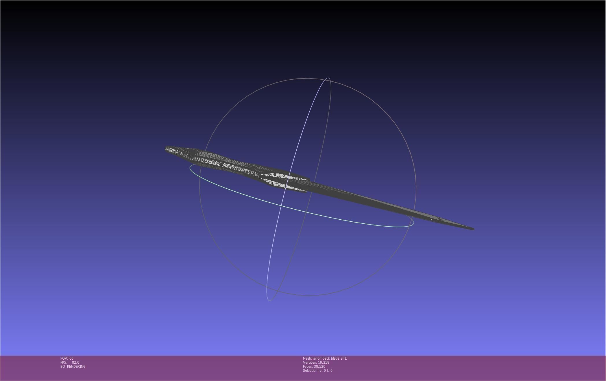 Sword Art Online Alicization Sinon Backblade 3D print model_58