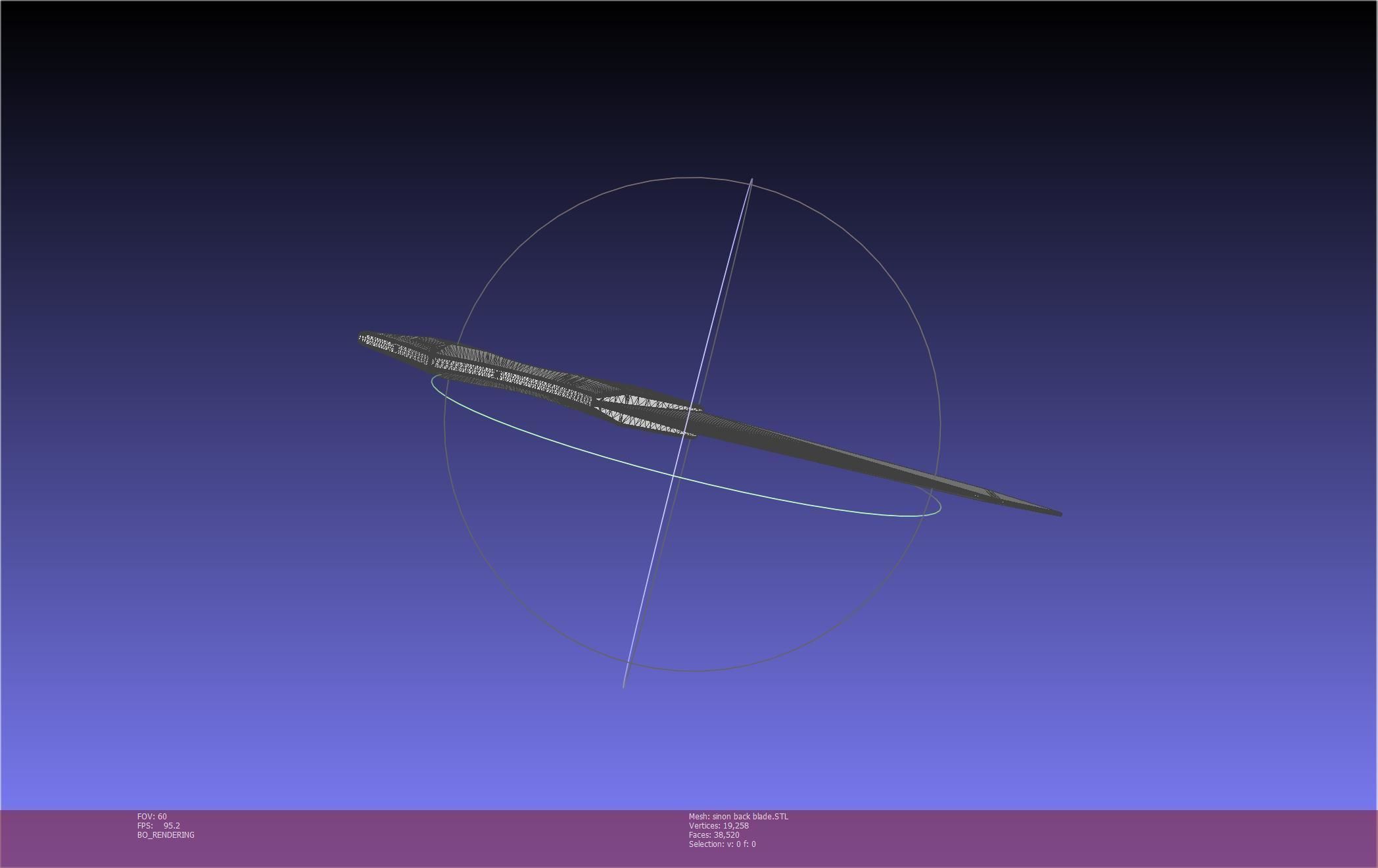 Sword Art Online Alicization Sinon Backblade 3D print model_59