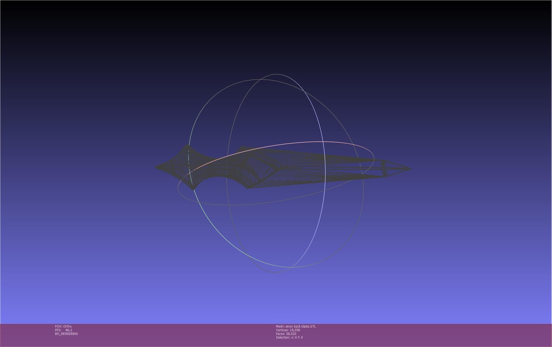 Sword Art Online Alicization Sinon Backblade 3D print model_81