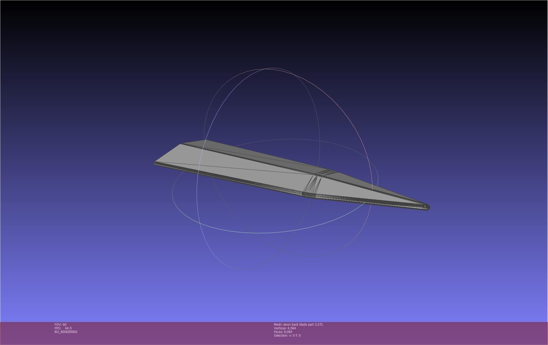 Sword Art Online Alicization Sinon Backblade 3D print model_143