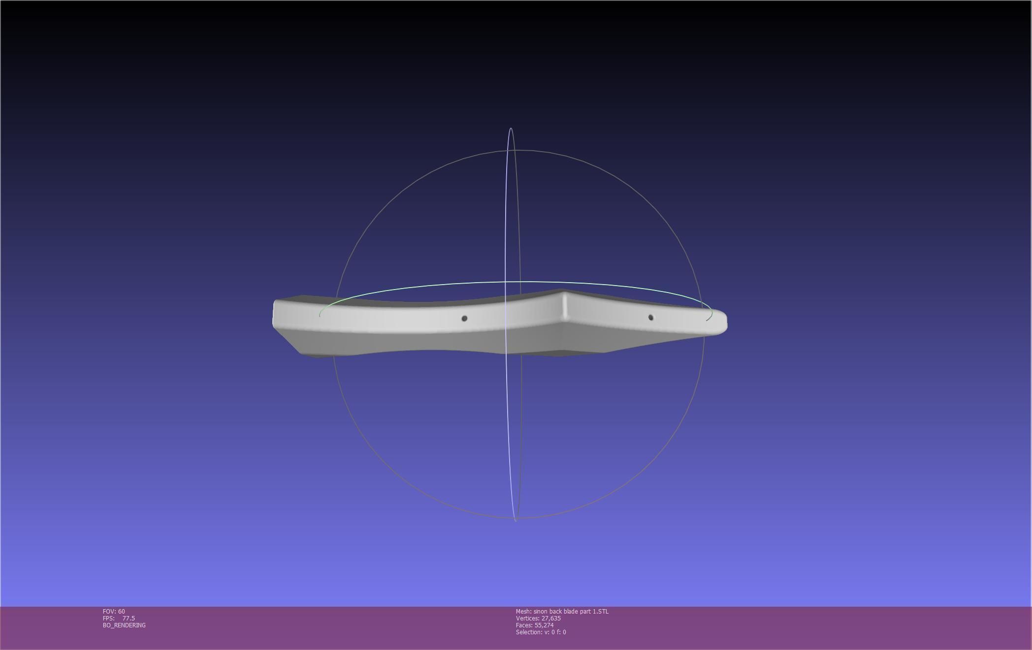 Sword Art Online Alicization Sinon Backblade 3D print model_136