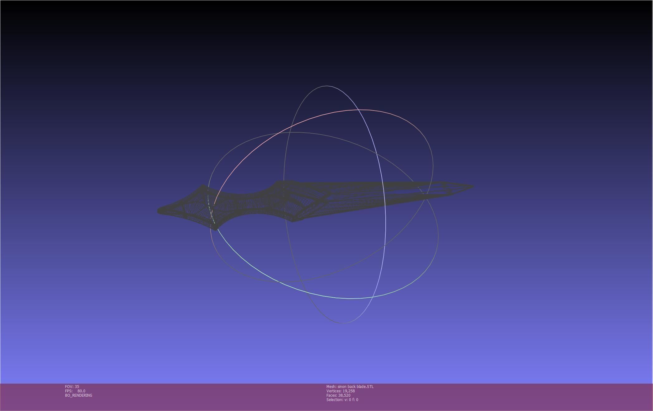 Sword Art Online Alicization Sinon Backblade 3D print model_93