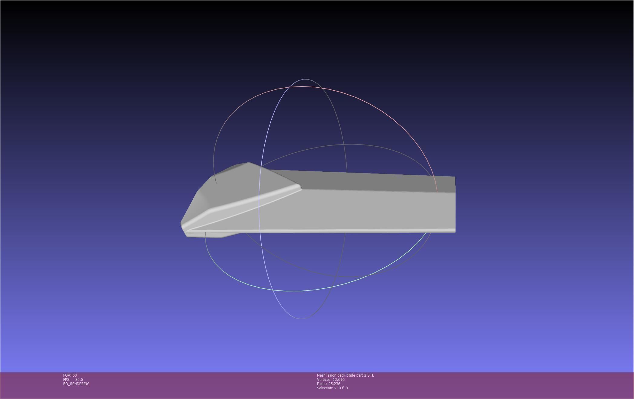 Sword Art Online Alicization Sinon Backblade 3D print model_127