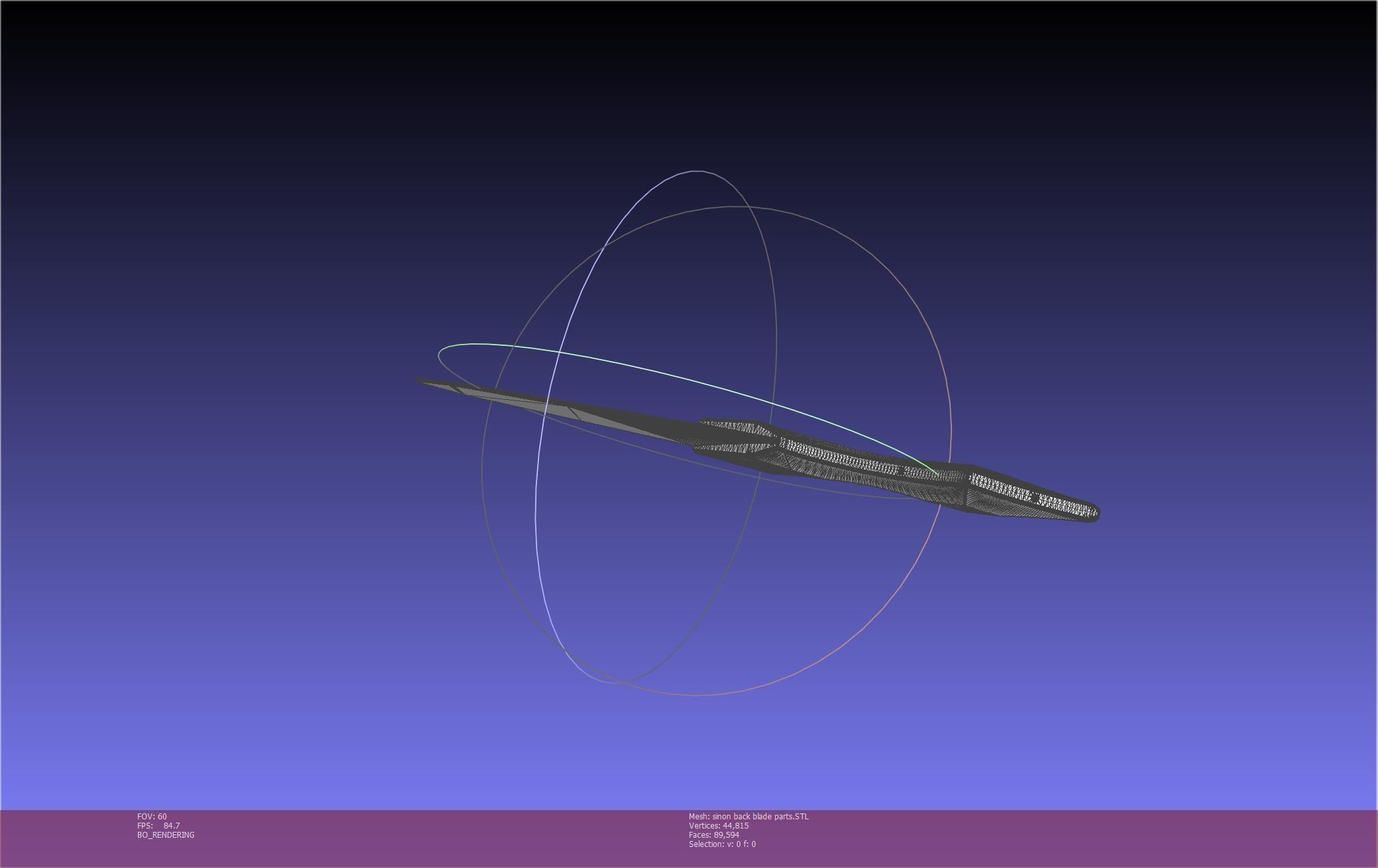 Sword Art Online Alicization Sinon Backblade 3D print model_113