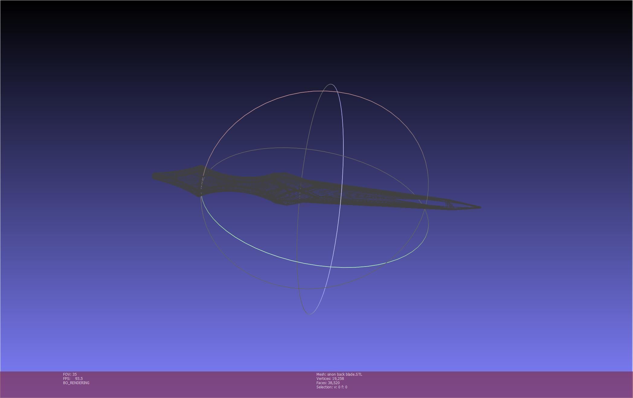 Sword Art Online Alicization Sinon Backblade 3D print model_82