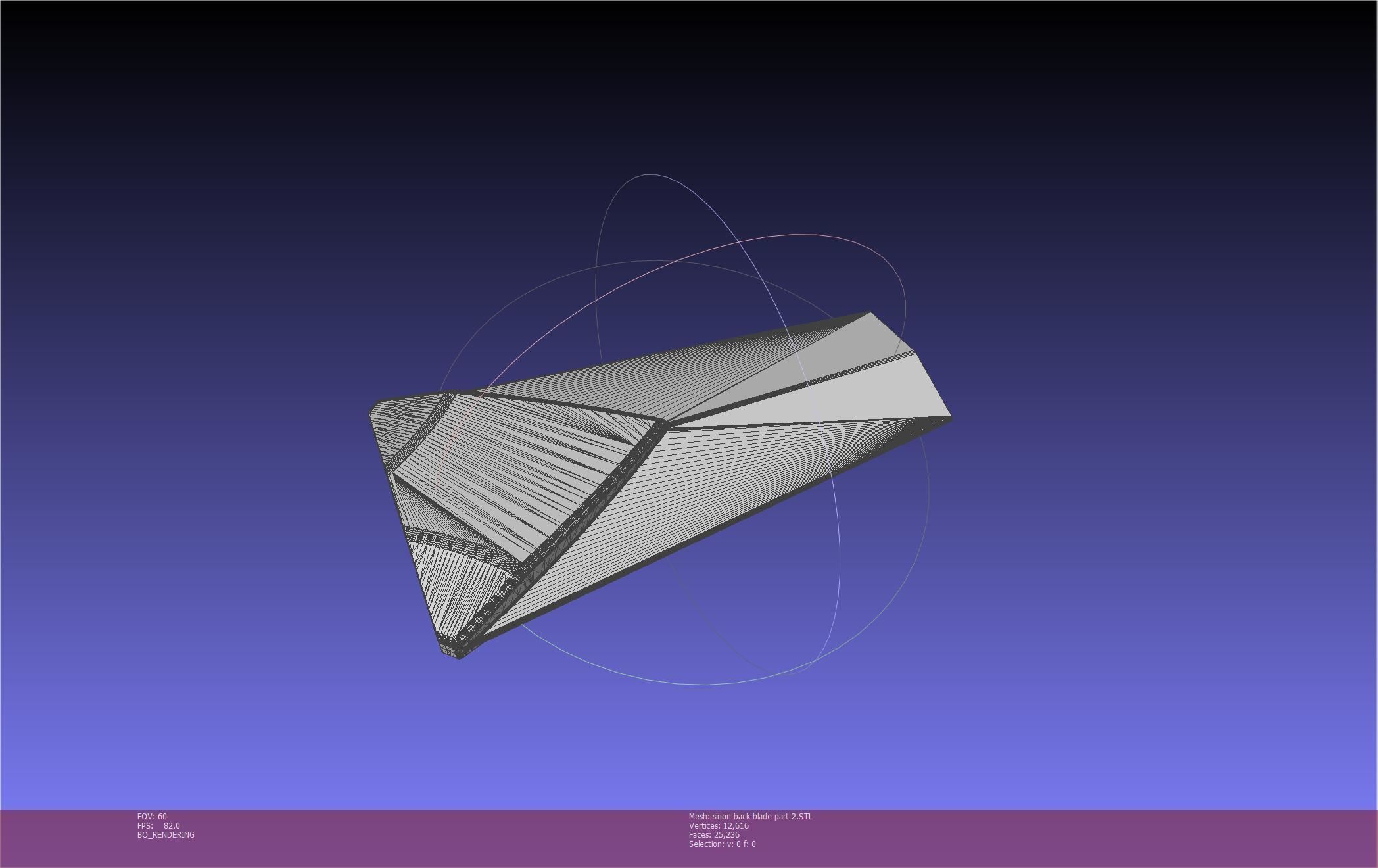 Sword Art Online Alicization Sinon Backblade 3D print model_141