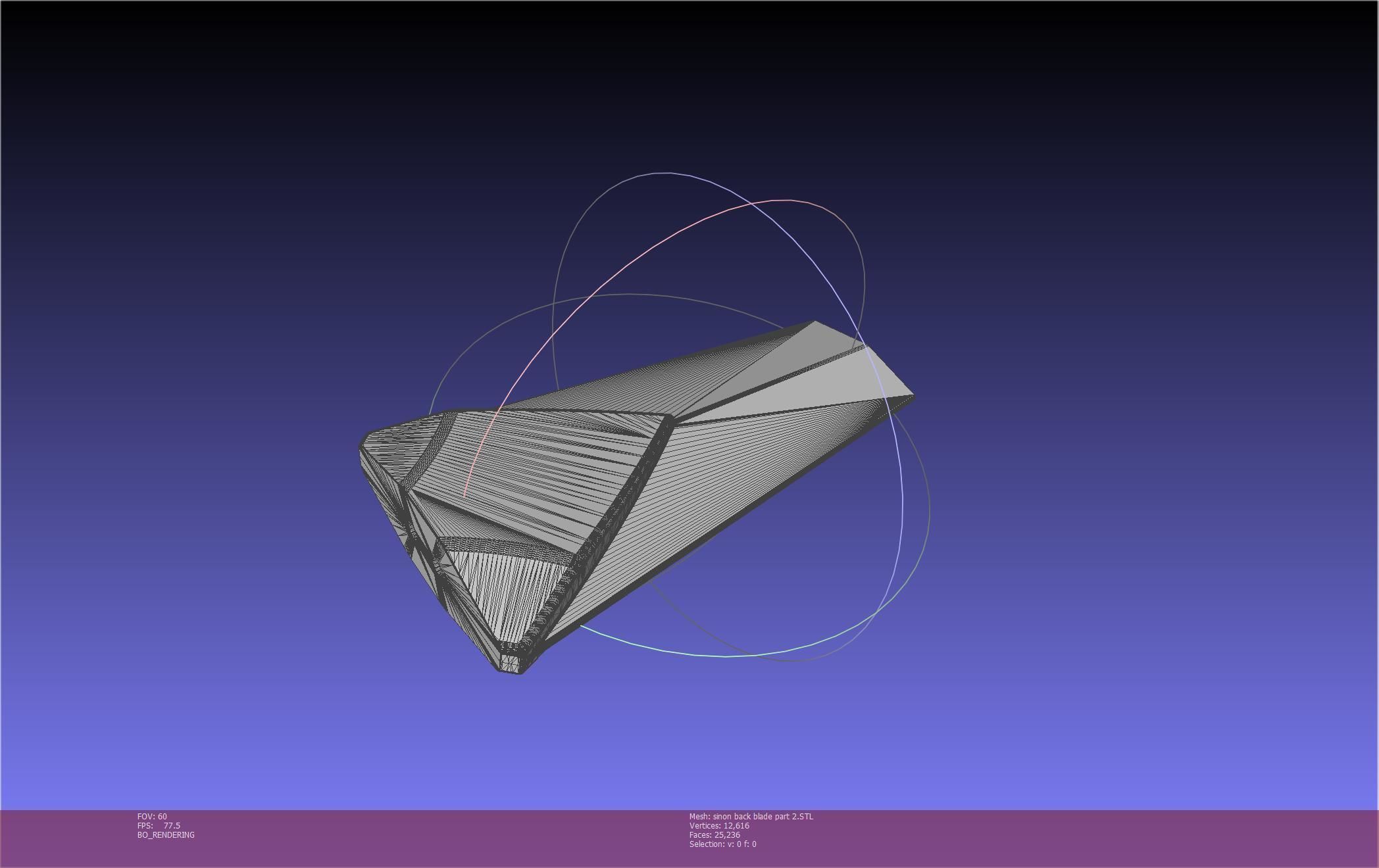 Sword Art Online Alicization Sinon Backblade 3D print model_130