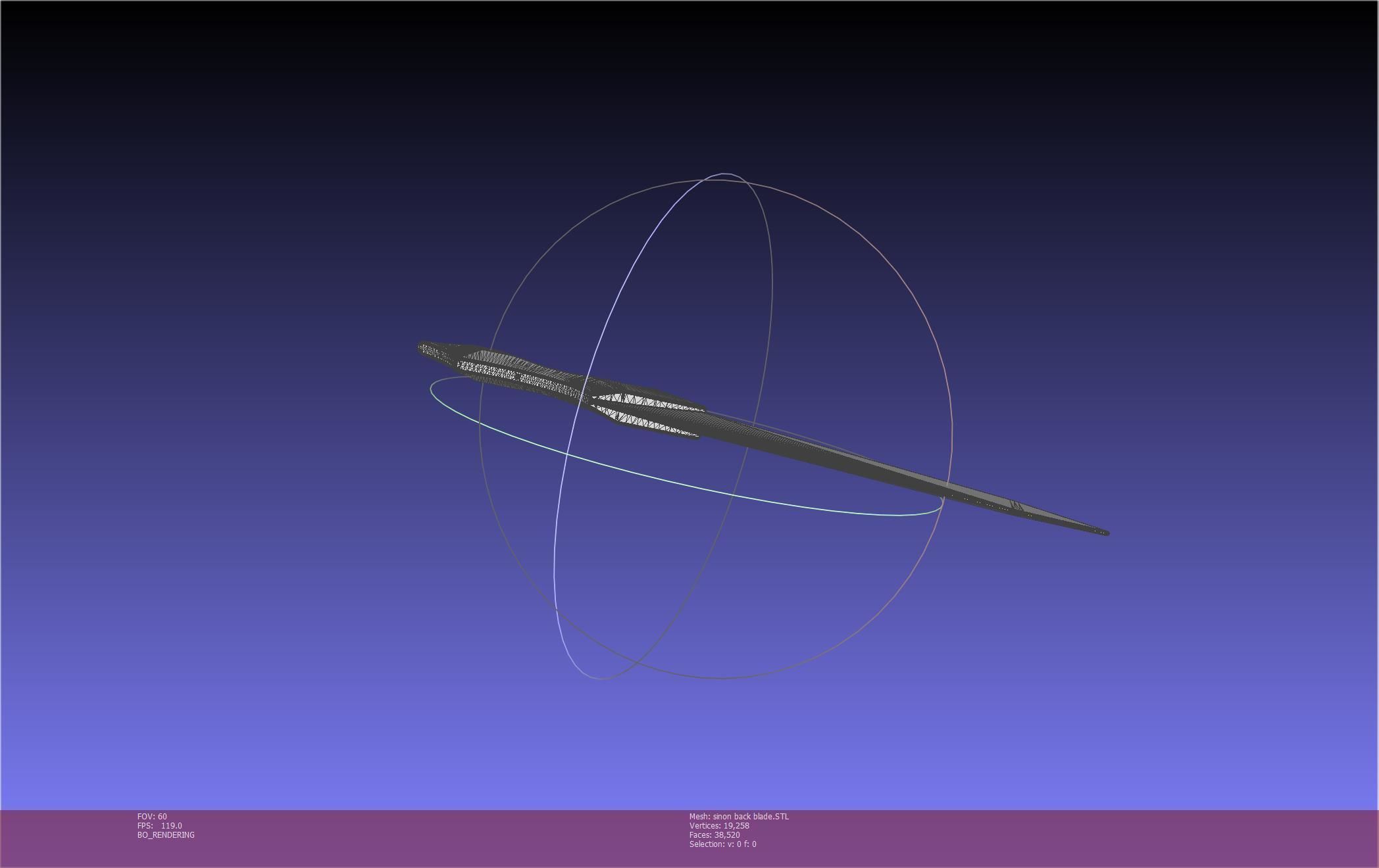 Sword Art Online Alicization Sinon Backblade 3D print model_57