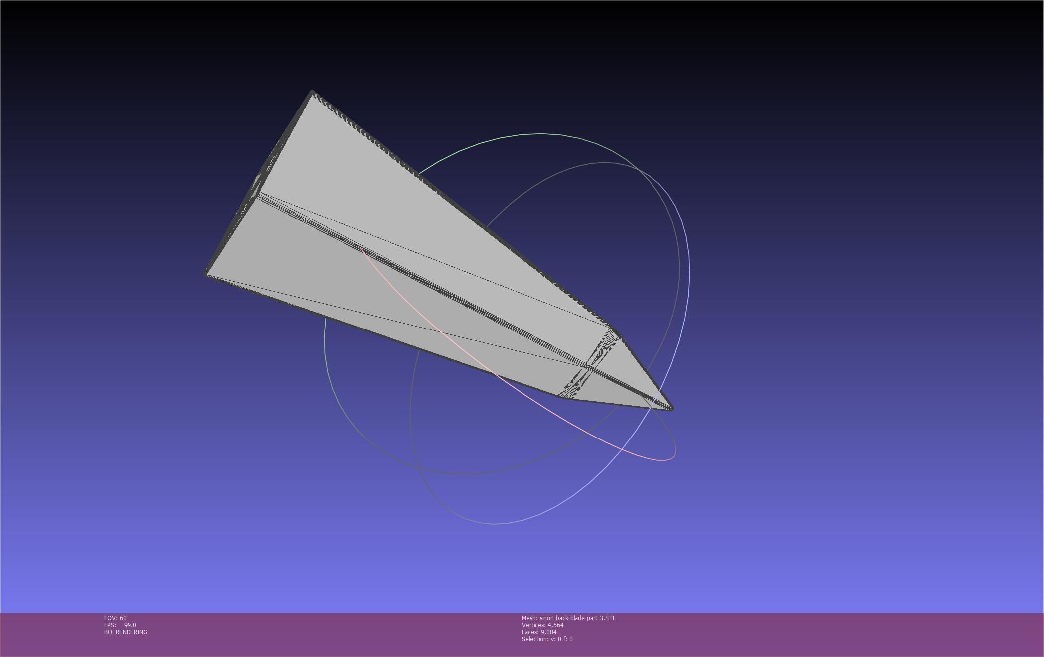 Sword Art Online Alicization Sinon Backblade 3D print model_144