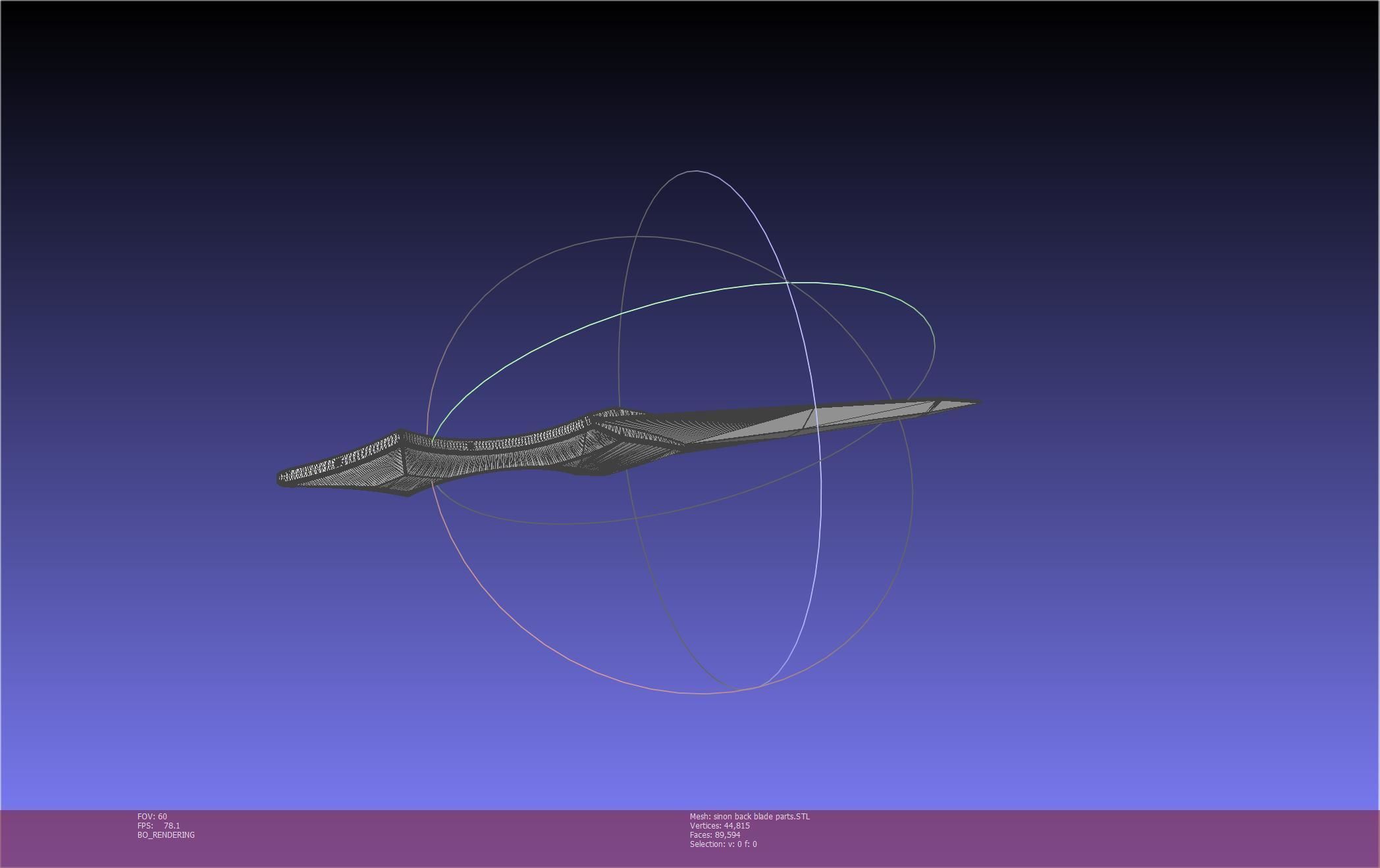 Sword Art Online Alicization Sinon Backblade 3D print model_115