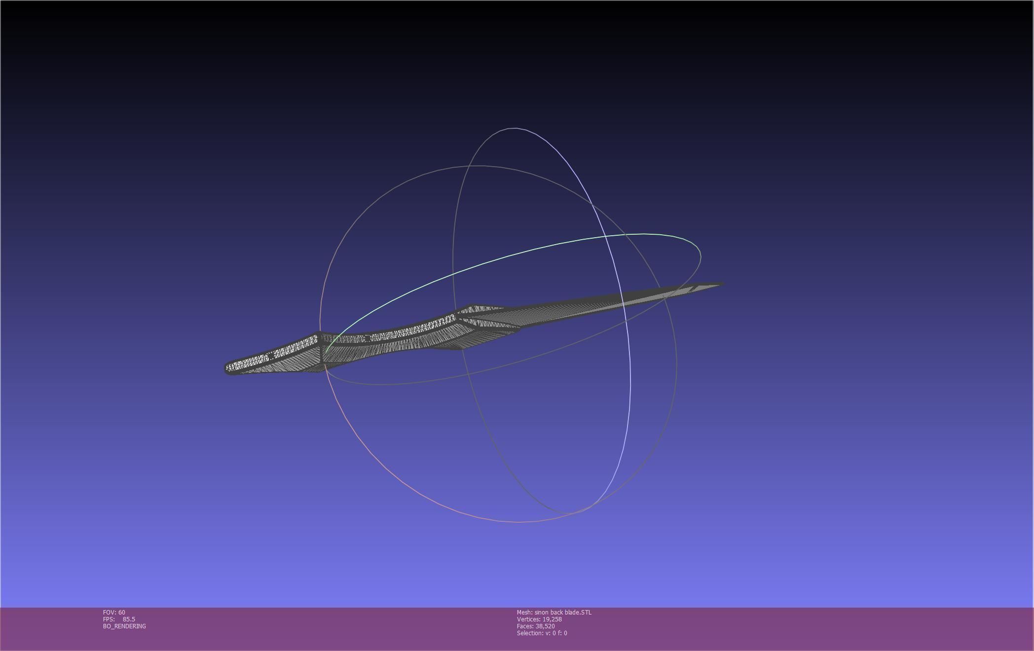 Sword Art Online Alicization Sinon Backblade 3D print model_69