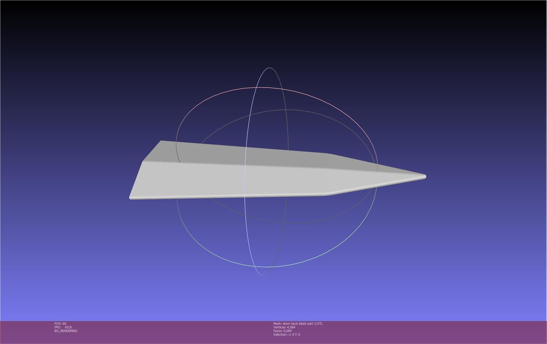 Sword Art Online Alicization Sinon Backblade 3D print model_145