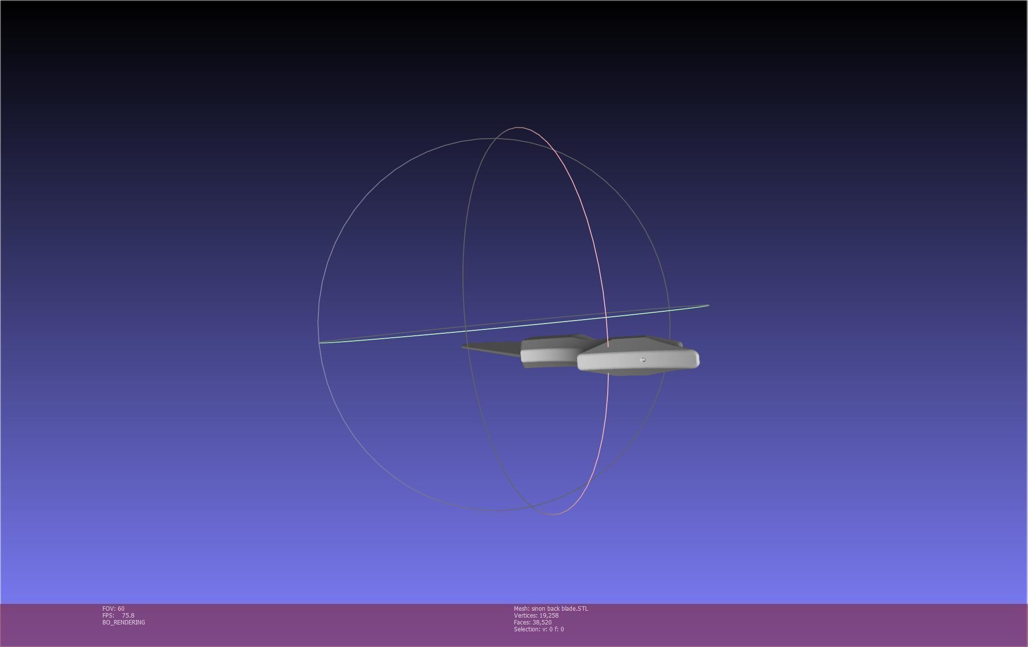 Sword Art Online Alicization Sinon Backblade 3D print model_28