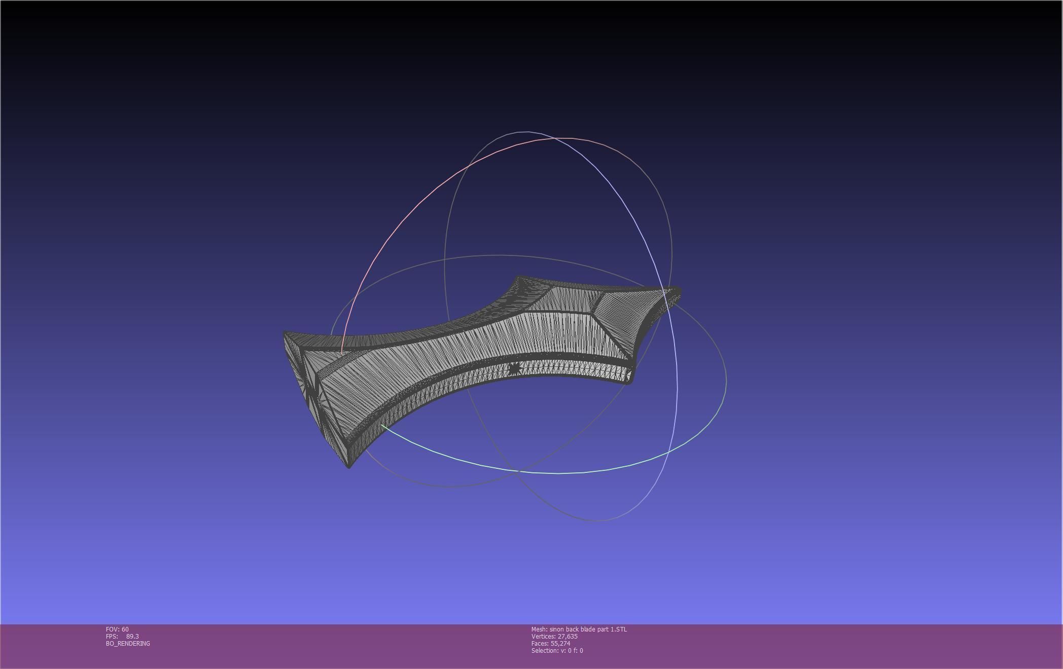 Sword Art Online Alicization Sinon Backblade 3D print model_129