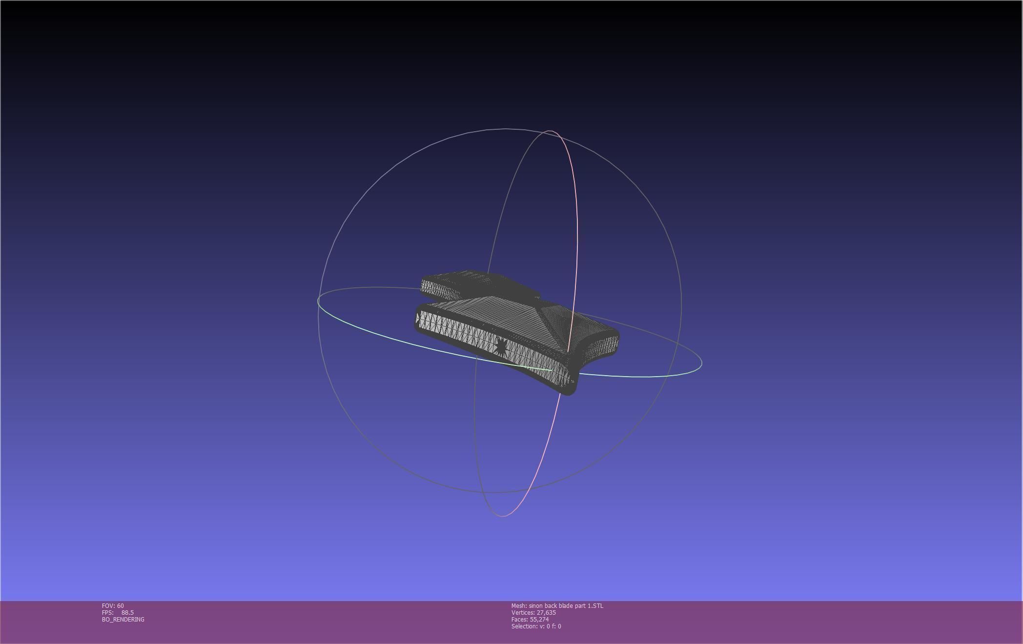 Sword Art Online Alicization Sinon Backblade 3D print model_138