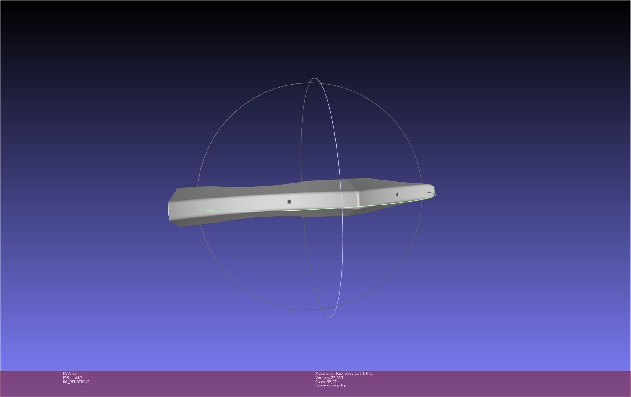 Sword Art Online Alicization Sinon Backblade 3D print model_126