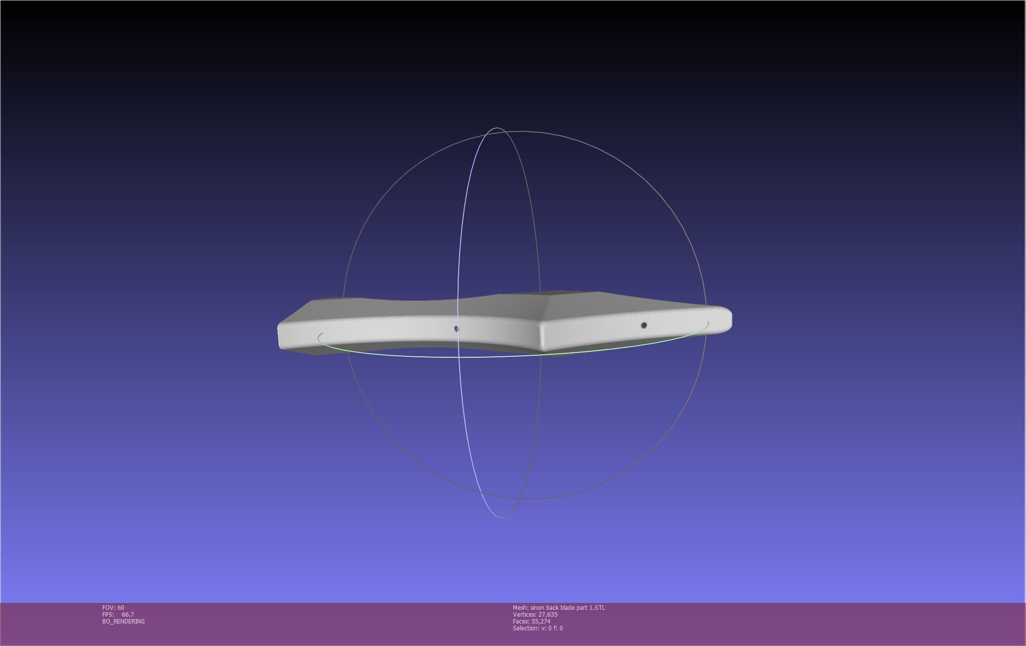 Sword Art Online Alicization Sinon Backblade 3D print model_125